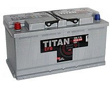 Аккумулятор TITAN EFB (100 Ah) L+ 4607008886856